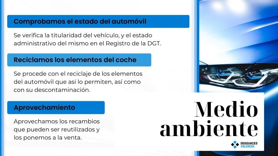 Reciclaje y descontaminación de vehículos en el CATV